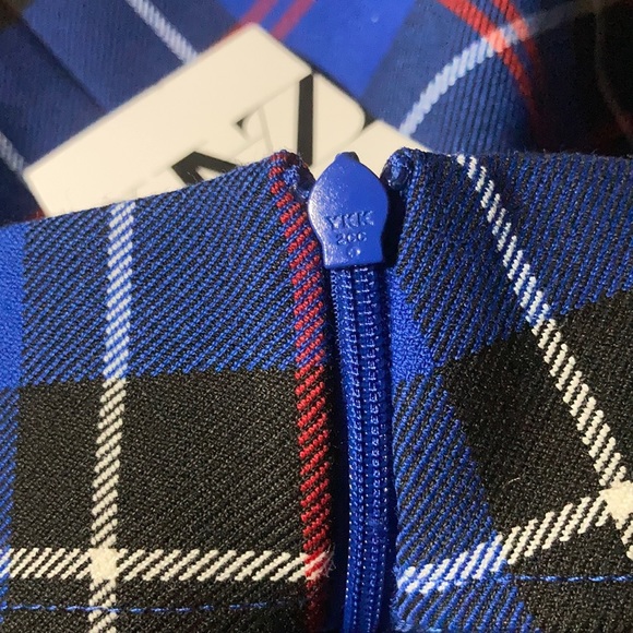 Zara plaid side slit midi skirt, blogger's favorite! - Picture 8 of 9